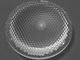 10 watts om de Duidelijke LEIDENE Optische Convexe Lens van Plano 38 Mm 60 Graad